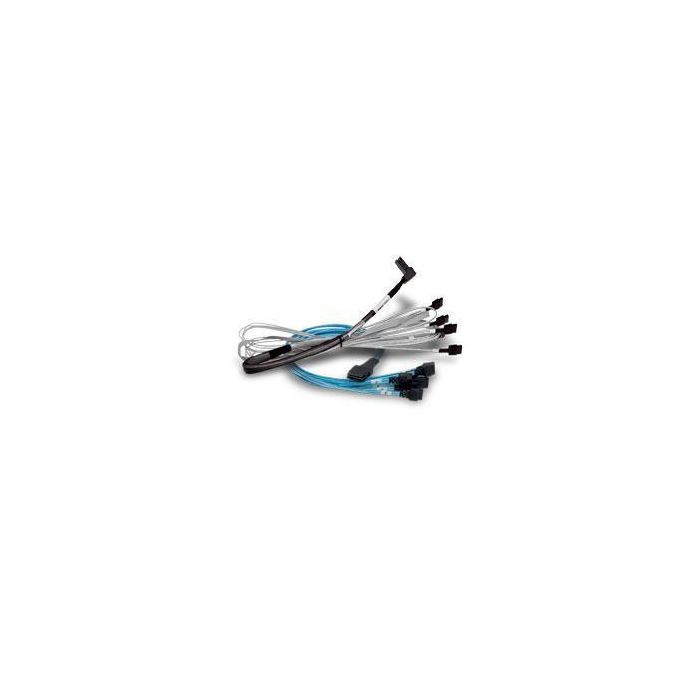 Broadcom 1m, x8 SFF-8654, 2 x4 SFF-8643 (mini-SAS HD) - Cable de Almacenamiento Interno para Soluciones de Servidor
