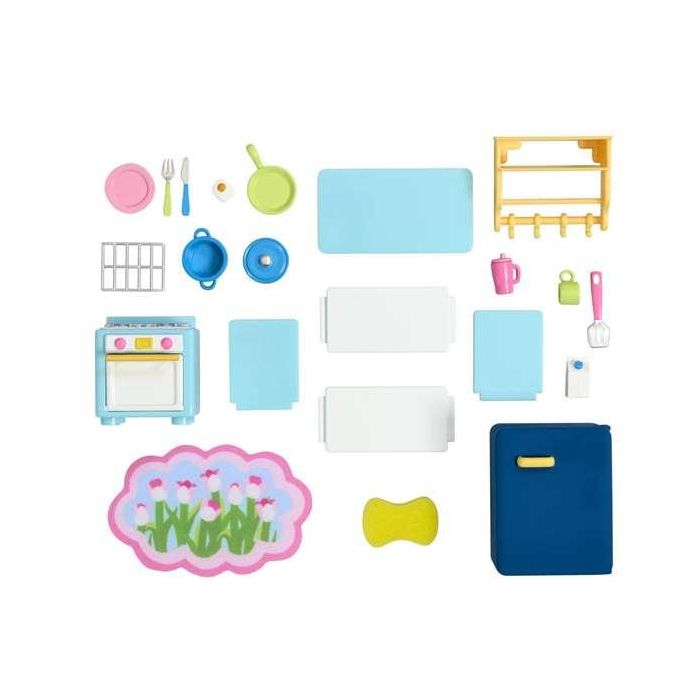 Bizak Diseña tu Cocina Suite Spaces. Incluye: 20 accesorios, 2 papeles de pared y 1 papel de suelo. 5