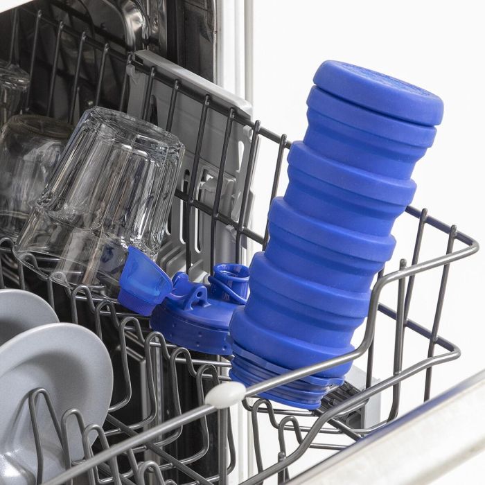 Botella Plegable de Silicona Bentle InnovaGoods 4 Botella Plegable de Silicona Bentle InnovaGoods 4