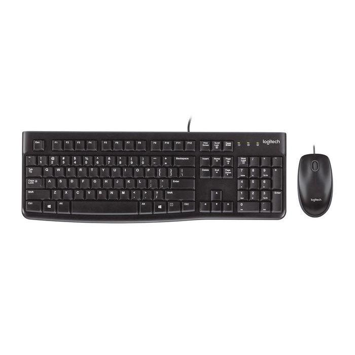 Logitech MK120 Combo Teclado y Ratón USB, Resistente a Derrames, Teclas Silenciosas, Ratón Óptico 1000 dpi, Layout QWERTZ Alemán 3
