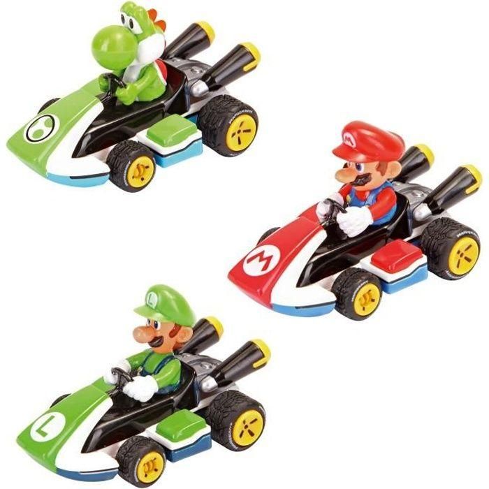 Carrera Set 3 coches Pull Speed Mario Kart 8 Mario Luigi Yoshi Retro Fricción Niños 3+ 0 Carrera Set 3 coches Pull Speed Mario Kart 8 Mario Luigi Yoshi Retro Fricción Niños 3+ 0