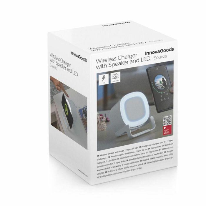 Altavoz Cargador Inalámbrico con LED Souwis InnovaGoods 1