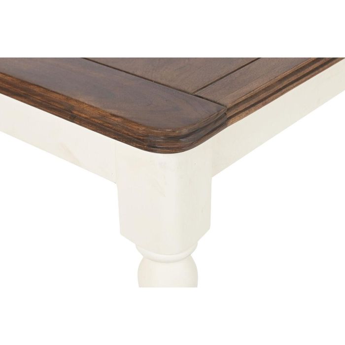 DKD Home Decor Mesa Comedor Tradicional Crema Marron 90 x 76 x 160 cm 6