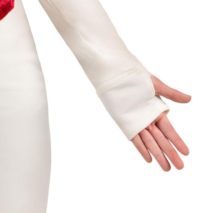 My Other Me Disfraz de Muñeco de Nieve Blanco para Adulto | Talla Única M con Vestido y Fajín Incluido 5