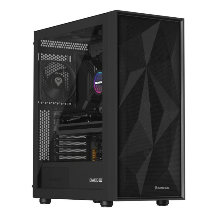 GENESIS NLG-2320 Kit de Refrigeración Líquida para Ordenador de Sobremesa (PC), Carcasa, Color Negro, 3 Ventiladores 5