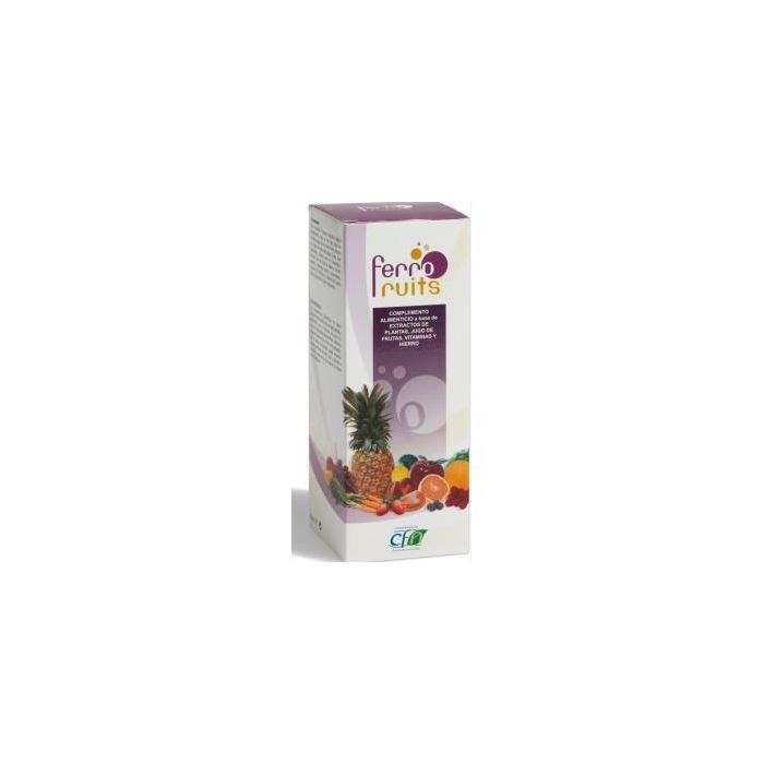 CFN Ferro Fruits Jarabe 500ml para Anemia Ferropénica y Megaloblástica con Hierro y Vitaminas B