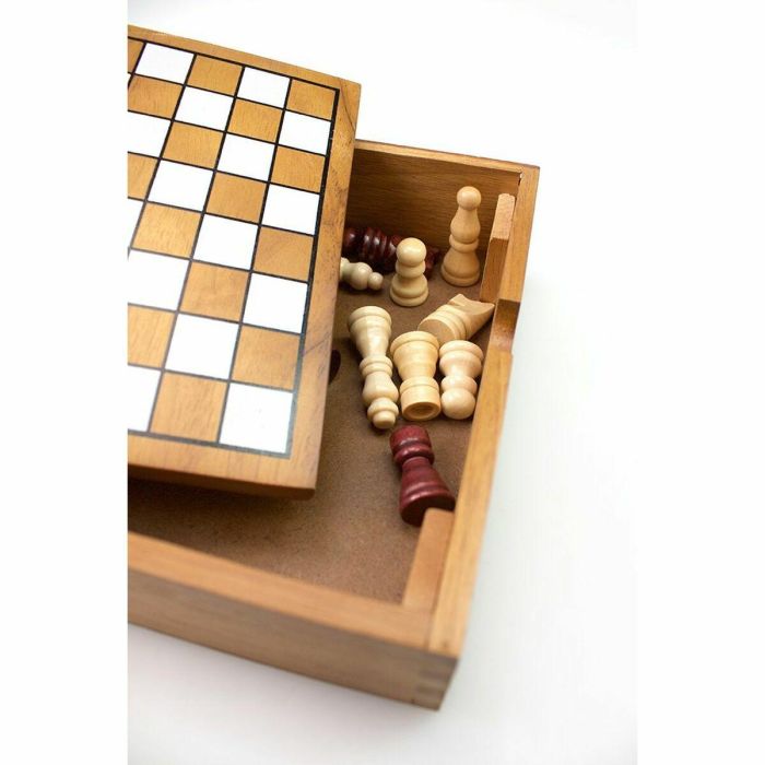 Tactic Juego de Ajedrez de Madera Clásico, Juego de Mesa Estratégico para 2 Jugadores, a partir de 7 años, Mixto 1