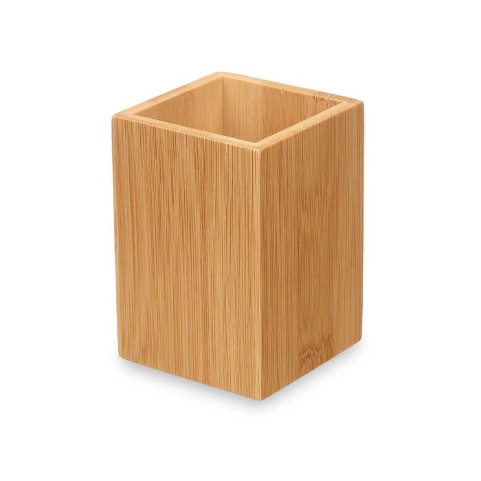 Berilo Vaso Cuadrado de Bambú y Plástico Natural 6.8x9.7x6.8 cm (24 Unidades) 1 Berilo Vaso Cuadrado de Bambú y Plástico Natural 6.8x9.7x6.8 cm (24 Unidades) 1