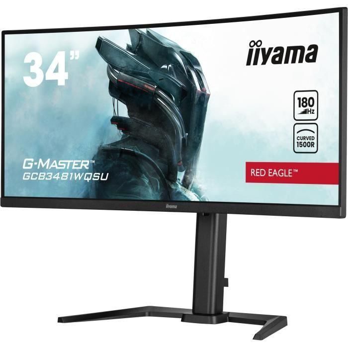 Iiyama Monitor 34 Pulgadas Curvo VA UWQHD 3440x1440 180Hz GCB3481WQSU-B1 4 Iiyama Monitor 34 Pulgadas Curvo VA UWQHD 3440x1440 180Hz GCB3481WQSU-B1 4