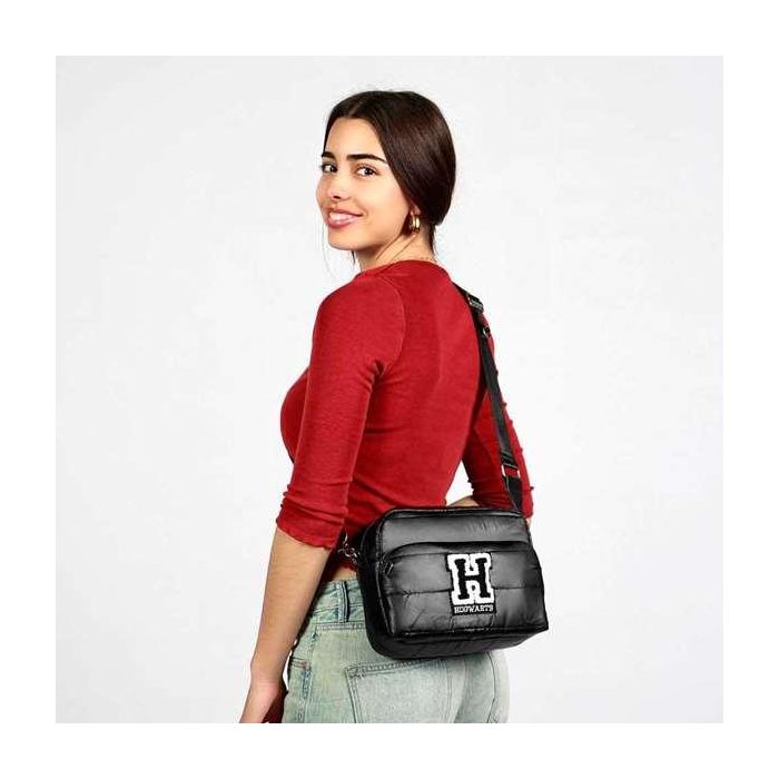 Harry Potter Bolso Bandolera IBiscuit Padding H Negro Acolchado para Mujer 3 Harry Potter Bolso Bandolera IBiscuit Padding H Negro Acolchado para Mujer 3