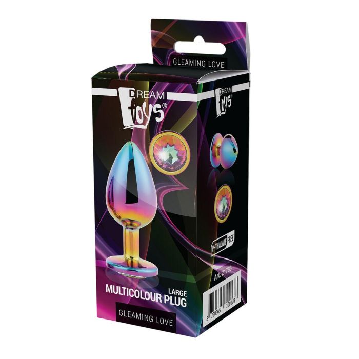 Plug Anal Dream Toys Gleaming Love Multicolor 1 Plug Anal Dream Toys Gleaming Love Multicolor 1