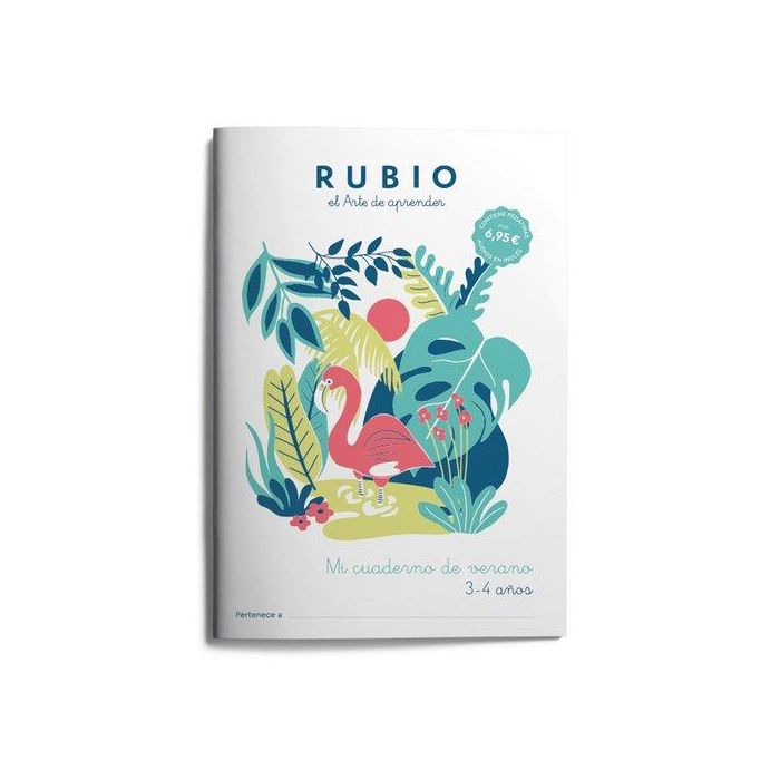 Cuaderno Rubio A4 Mi Cuaderno De Verano 3-4 5 unidades