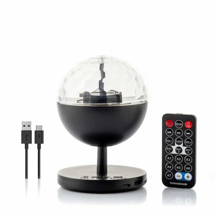 Proyector LED Recargable con Altavoz Istarlyt InnovaGoods 2 Proyector LED Recargable con Altavoz Istarlyt InnovaGoods 2