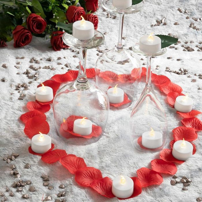 Set de Velas de Té LED Romandle InnovaGoods 12 Unidades 6 Set de Velas de Té LED Romandle InnovaGoods 12 Unidades 6