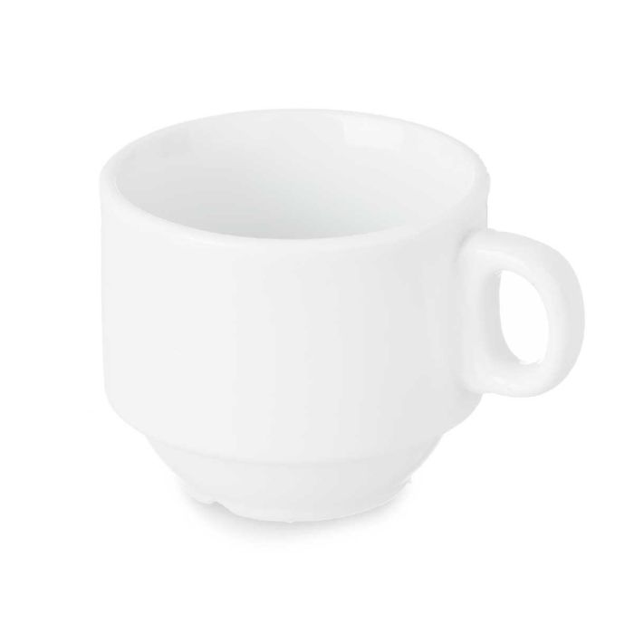 Taza Porcelana Apilable 90 Ml Vessia 8X5CM (48 Unidades) 1 Taza Porcelana Apilable 90 Ml Vessia 8X5CM (48 Unidades) 1