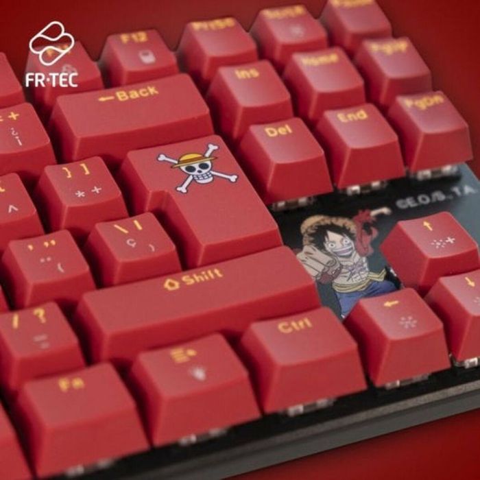 Teclado y Ratón FR-TEC OP4001 QWERTY Burdeos 4 Teclado y Ratón FR-TEC OP4001 QWERTY Burdeos 4