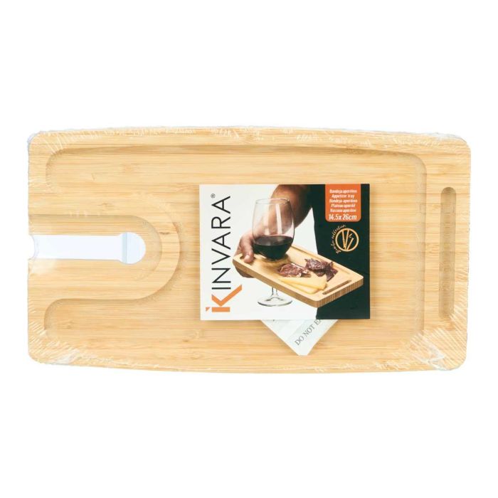 Bandeja Aperitivo Bambu Kinvara 26X1CM (12 Unidades) 2 Bandeja Aperitivo Bambu Kinvara 26X1CM (12 Unidades) 2