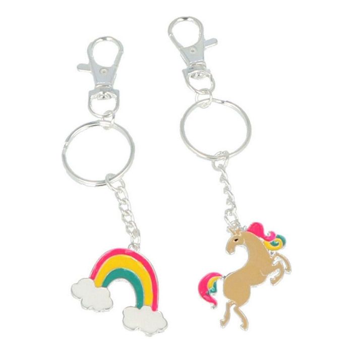 Inca Llaveros Unicornio-Arcoiris Bff Lote Inca Llaveros Unicornio-Arcoiris Bff Lote