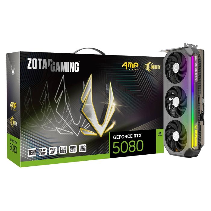 Zotac ZT-B50800B-10P Tarjeta Gráfica Gaming GeForce RTX 5080 AMP Extreme INFINITY 16 GB GDDR7 7