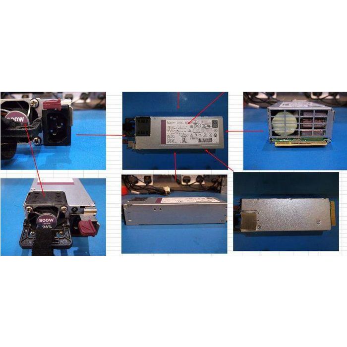 Hewlett Packard Enterprise Fuente de Alimentación 800W hot-plug 96% Eficiencia 80 PLUS Titanium para HPE ProLiant Gen10