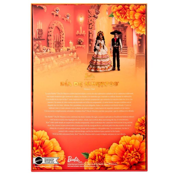 Barbie JBJ06 Muñeco Ken Día De Muertos Colección Edición Especial Mattel 5