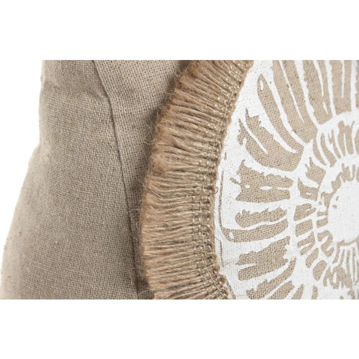 DKD Home Decor Hangzhou design 26b Sujetapuertas Mediterraneo Beige Blanco 18 x 11 x 16.5 cm (3 Unidades)