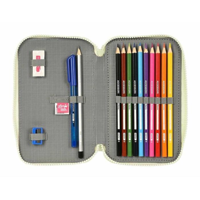Plumier doble pqño 28 pcs glowlab "magic flow" 12,5x19,5x4 2 Plumier doble pqño 28 pcs glowlab "magic flow" 12,5x19,5x4 2