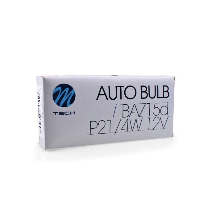 Lámpara M-Tech Baz15D 12 V 21-4 W Clear | 10 Unidades MTECZ37 2 Lámpara M-Tech Baz15D 12 V 21-4 W Clear | 10 Unidades MTECZ37 2
