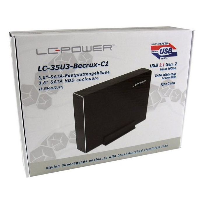 LC-Power Speichergehäuse LC-35U3-BECRUX-C1 2 LC-Power Speichergehäuse LC-35U3-BECRUX-C1 2