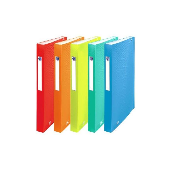 Clasificador Acordeon Oxford/Elba Urban Pp Translucido A4+ 13 Dptos.Gomas Surtido (5 Colores) 10 unidades