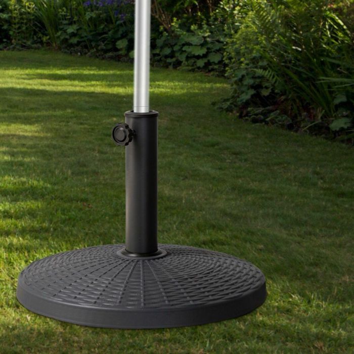 Base parasol poliresina 10 kg gris tubo d38/48 44,5x33cm 1 Base parasol poliresina 10 kg gris tubo d38/48 44,5x33cm 1