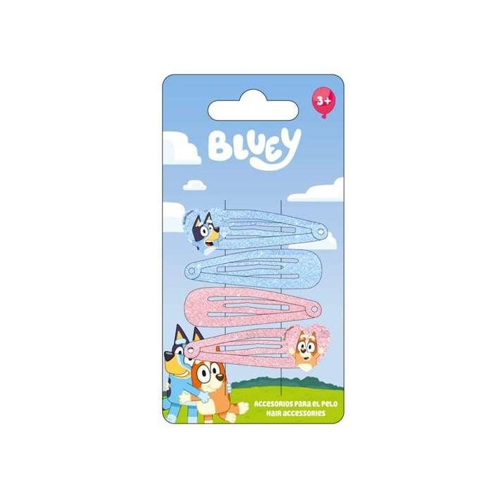Accesorios pelo clips 4 piezas bluey 6.5 x 12.5 x 1.0 cm Accesorios pelo clips 4 piezas bluey 6.5 x 12.5 x 1.0 cm