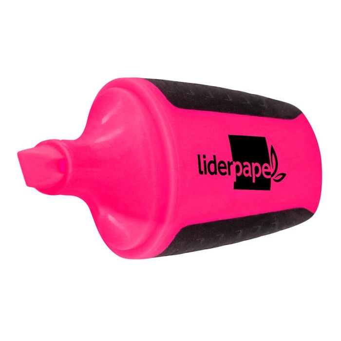 Rotulador Liderpapel Mini Fluorescente Rosa 12 unidades 3