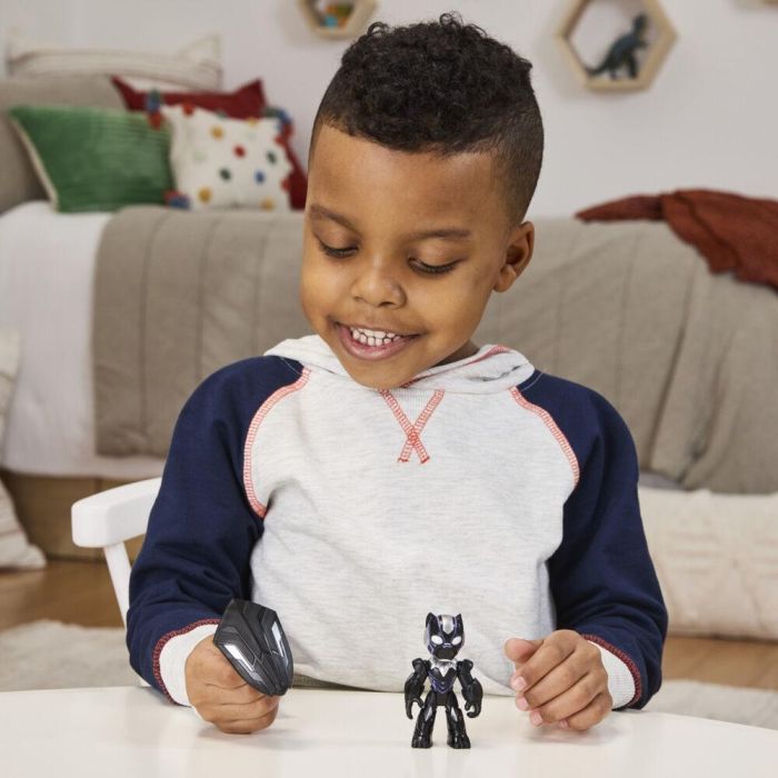 Figura Black Panther Iron Man y Su Superequipo Marvel 7cm 4