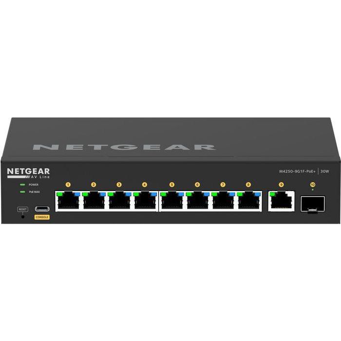 NETGEAR GSM4210PD-100EUS - Switch de 10 puertos: 8xPoE+ 110W, 1x1G, 1xSFP 6