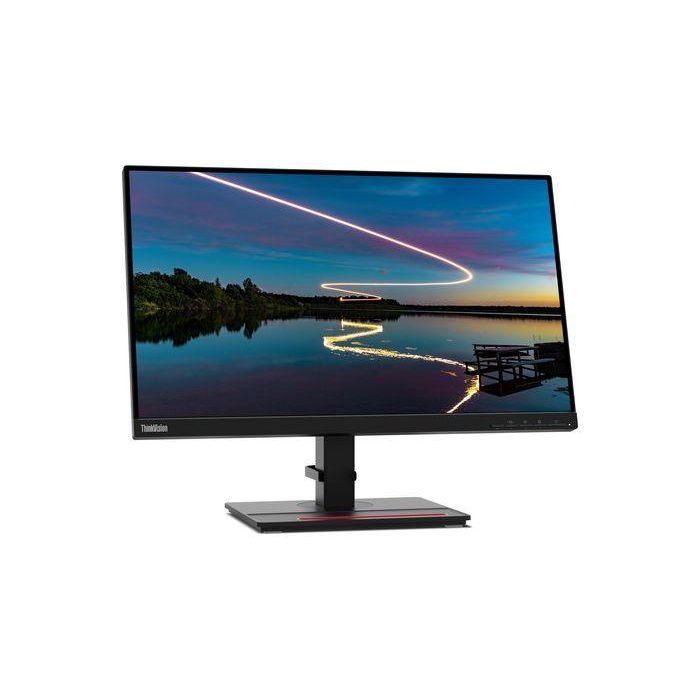 Lenovo T24 m-20 Monitor ThinkVision 23.8" 1920x1080 IPS USB-C Ethernet 60Hz Ergonómico NearEdgeless Eyesafe para Oficina 6