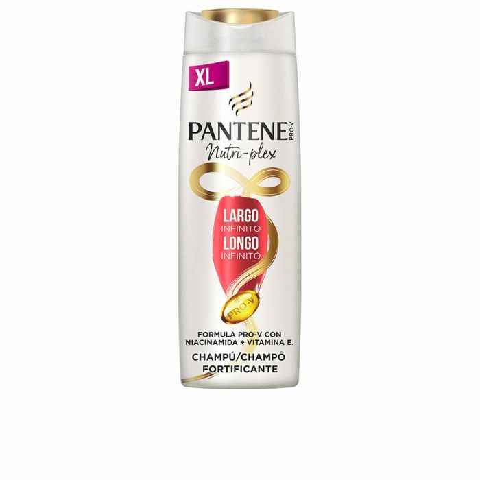Pantene Largo Infinito Champú Antirrotura Hidratante para Crecimiento y Fortalecimiento del Cabello 675 ml