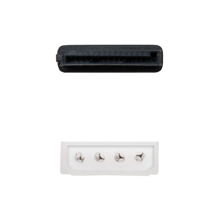 Nanocable M A Conector Cable Adaptador Alimentación Molex 4 pin Macho a SATA Hembra 1