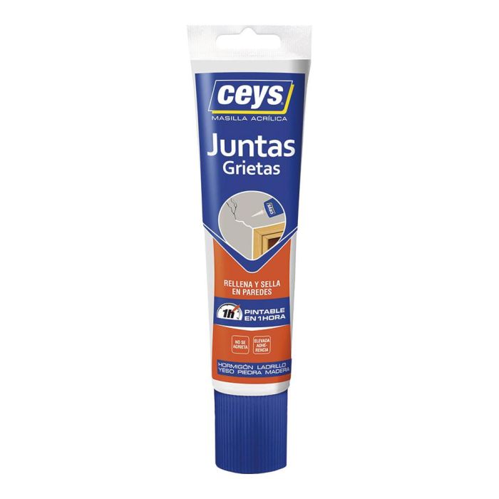 Ceys Masilla Acrílica Sellador Juntas Grietas Paredes Blanco 125ml