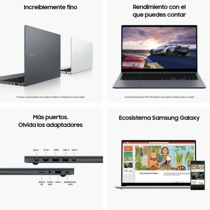 Laptop Samsung Galaxy Book4 15 NP750XGJ-KG2ES 15,6" Intel Core i5-1335U 16 GB RAM 512 GB SSD 2