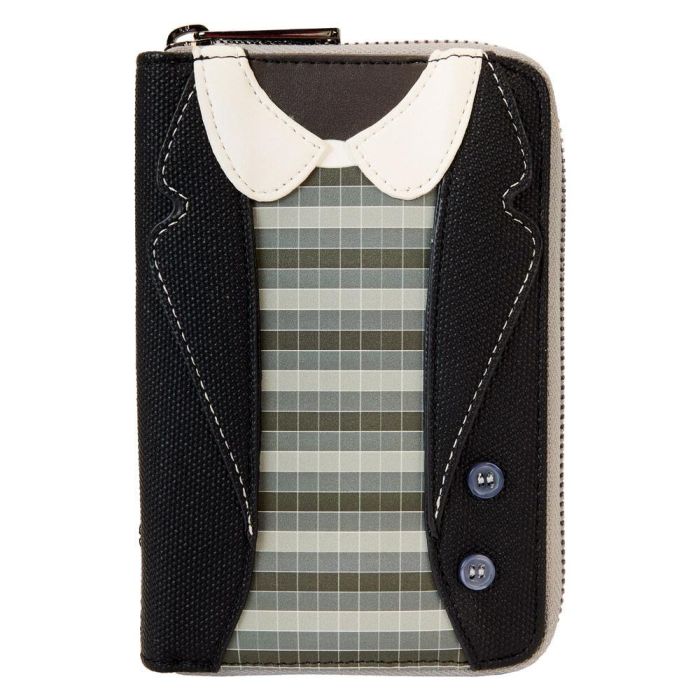Loungefly Cartera Lydia Deetz Beetlejuice 2 Piel Vegana 15x10cm Billetera Compacta con Cremallera y Ranuras para Tarjetas