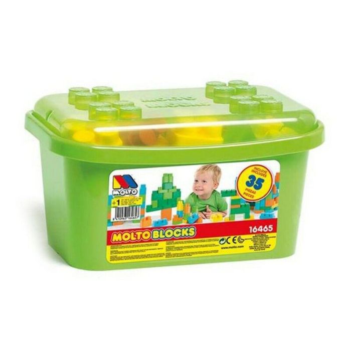Juego de Construcción con Bloques Moltó (35 pcs) 1 Juego de Construcción con Bloques Moltó (35 pcs) 1