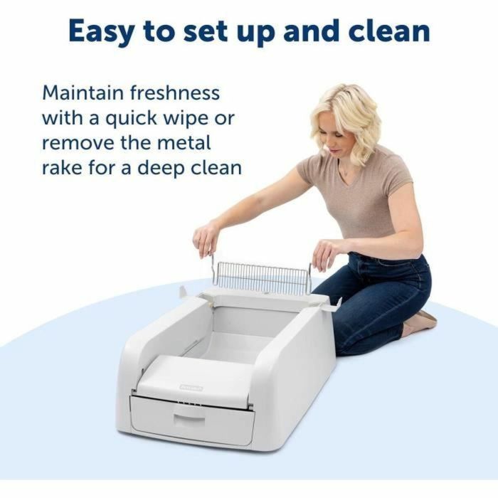 Petsafe Caja de Arena Autolimpiante Clumping Conectada Blanco PET0729849179929 1 Petsafe Caja de Arena Autolimpiante Clumping Conectada Blanco PET0729849179929 1