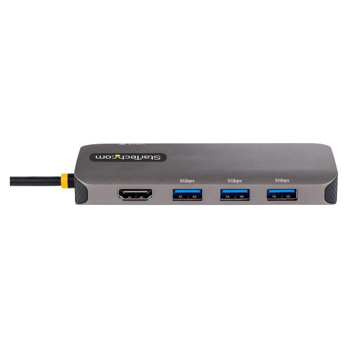 Hub USB Startech 127B-USBC-MULTIPORT Gris Hub USB Startech 127B-USBC-MULTIPORT Gris