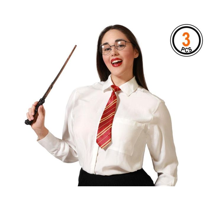 Set de Mago con Sombrero, Varita y Lazo 3 Piezas para Niños y Adultos, Ideal para Espectáculos y Fiestas Temáticas