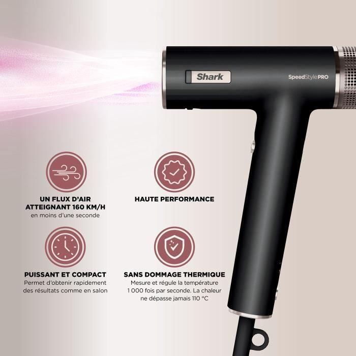 Shark HD731EU Secador de pelo SpeedStyle Pro 3 en 1, 1750 W 2 Shark HD731EU Secador de pelo SpeedStyle Pro 3 en 1, 1750 W 2