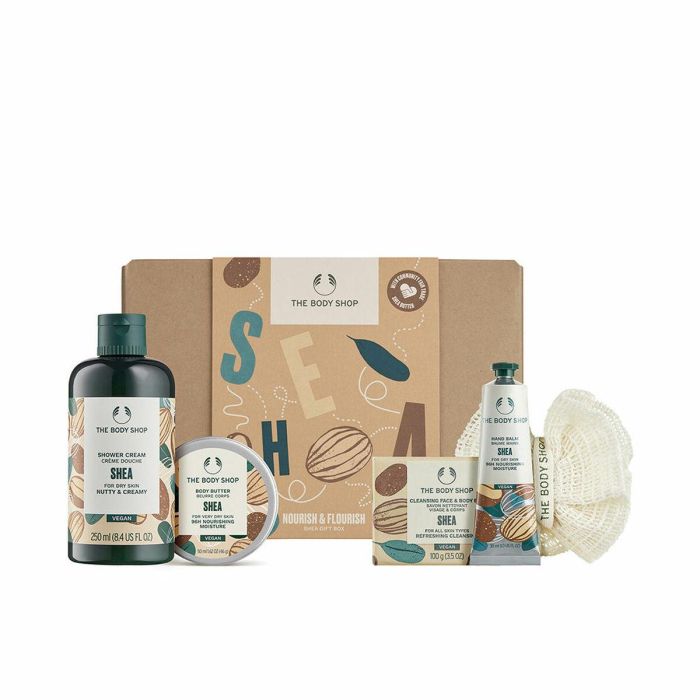 The Body Shop Estuche de Regalo Shea Hidratación 96h, Vegano, con Crema de Ducha, Manteca Corporal, Jabón y Crema de Manos 5 pz The Body Shop Estuche de Regalo Shea Hidratación 96h, Vegano, con Crema de Ducha, Manteca Corporal, Jabón y Crema de Manos 5 pz