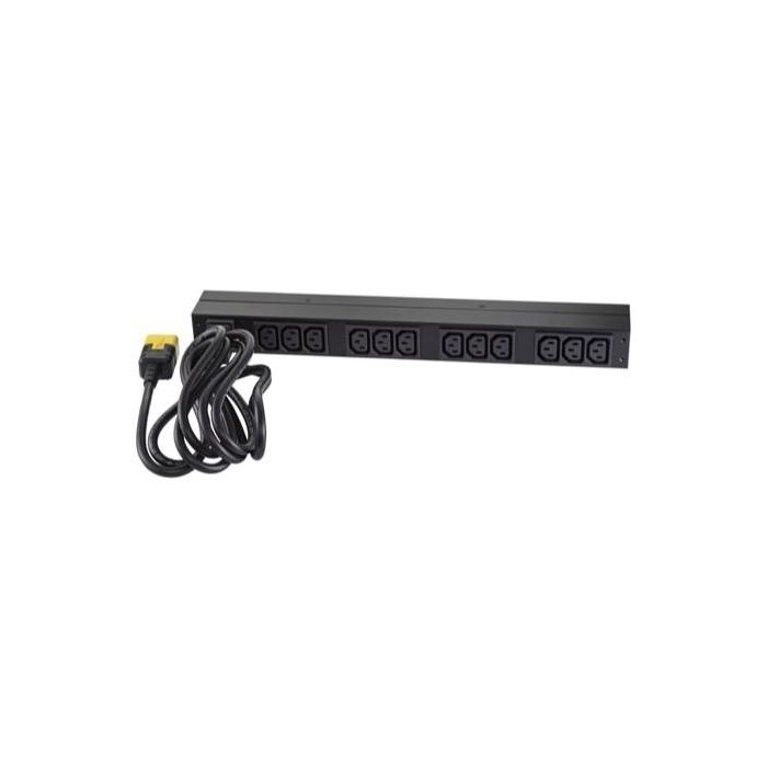 APC AP9565 Rack PDU Basic 1HE 230V Monofásico 12 Salidas C13 Horizontal/Vertical Negro 24