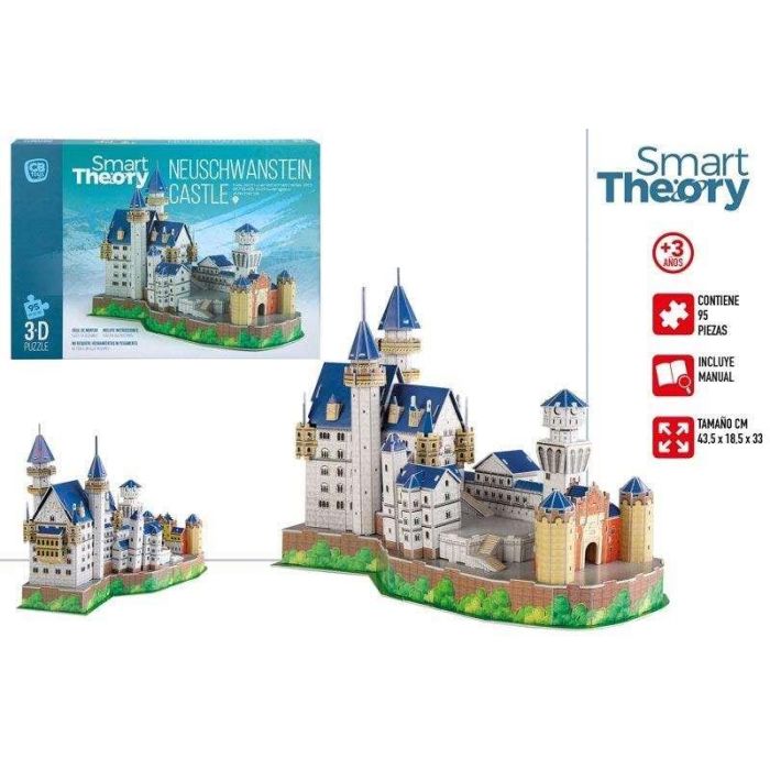Puzzle 3D new swan castle 95 piezas. 43,5x18,5x33 cm Puzzle 3D new swan castle 95 piezas. 43,5x18,5x33 cm
