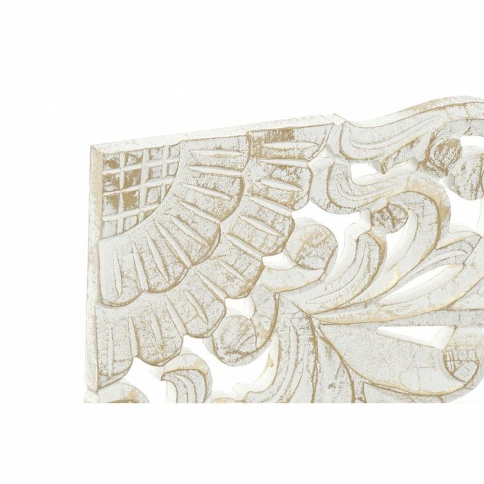 Cabecero de Cama DKD Home Decor Blanco Dorado Madera Madera MDF 151 x 2 x 60 cm 1 Cabecero de Cama DKD Home Decor Blanco Dorado Madera Madera MDF 151 x 2 x 60 cm 1